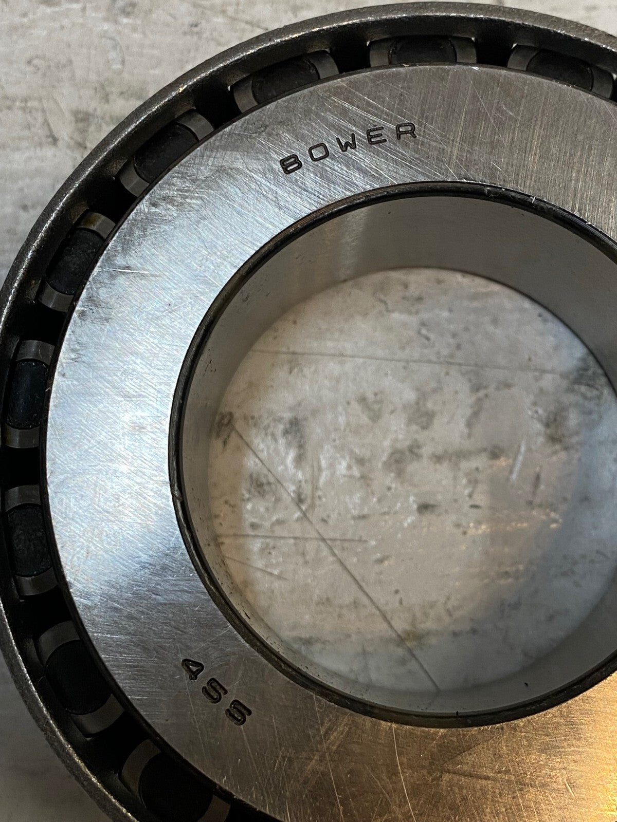 6 Bower 455 CX9 Tapered Roller Bearings (6 qty)