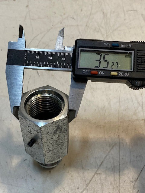 New Holland V62650 Hydraulic Valve 35mm OD 24mm ID 15mm Nose 27mm Thread