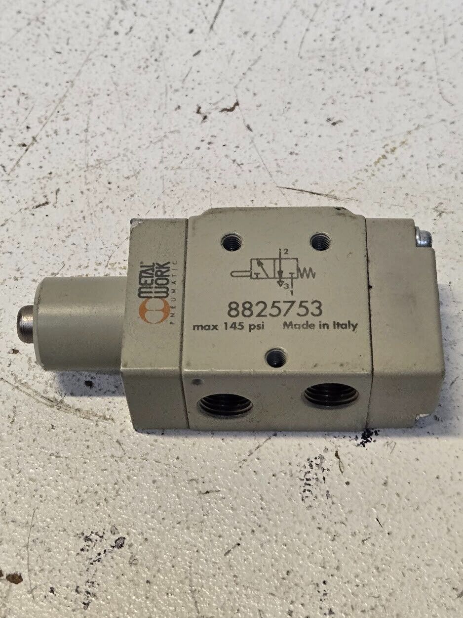 Metal Work Pneumatic 8825753 Pneumatic Valve 145 PSI