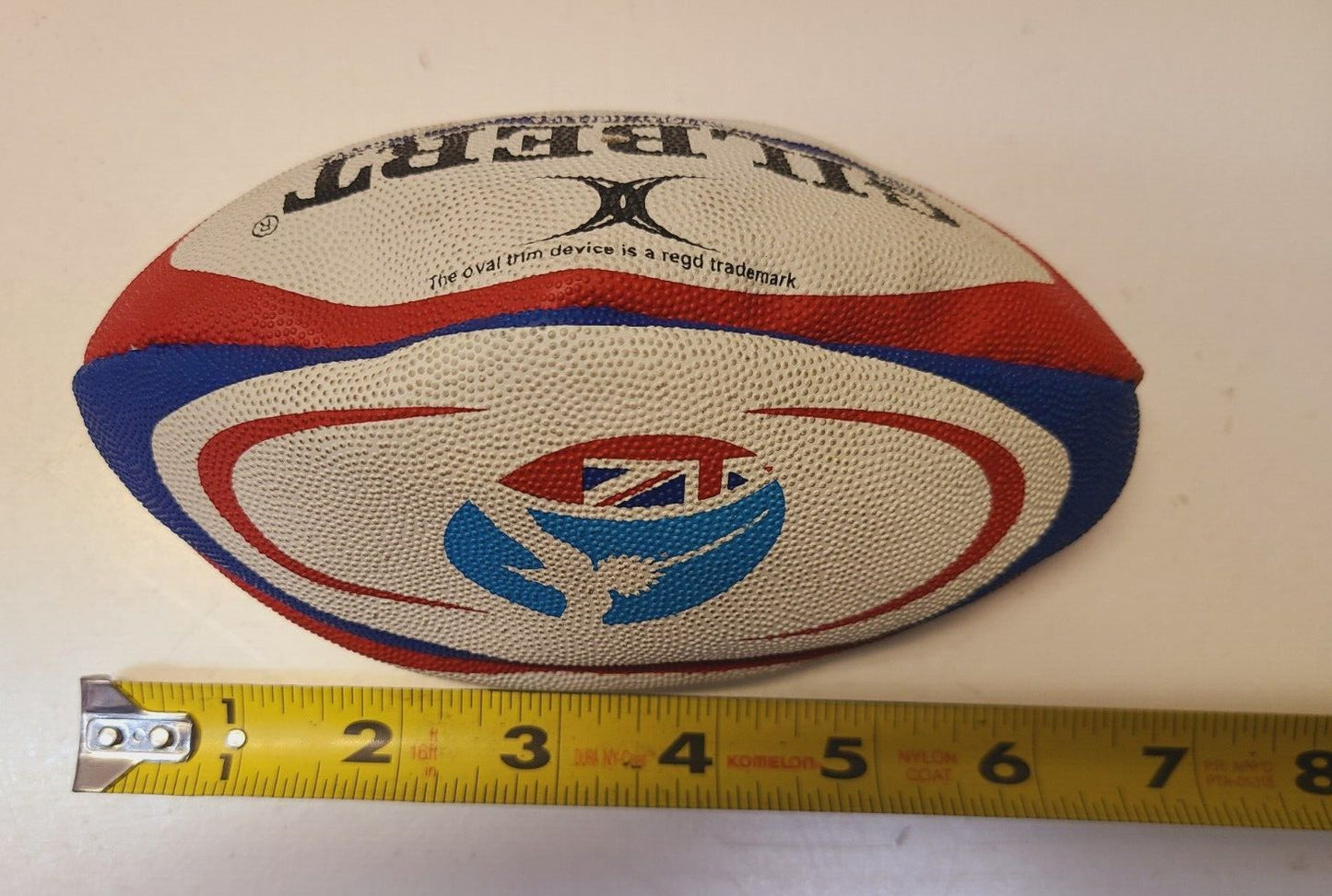 5 Qty. of Gilbert Replica Mini Rugby Official Balls 9-10 PSI (5 Qty)