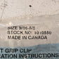 2 Quantity of Crosby Fist Grip Clips 1010550 9/16"-5/8" (2 Quantity)