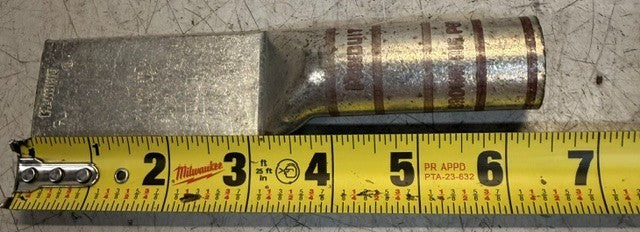 5 Count Panduit Pan-Lug Copper Compression Lugs Blank Tongue LCC500-00-6