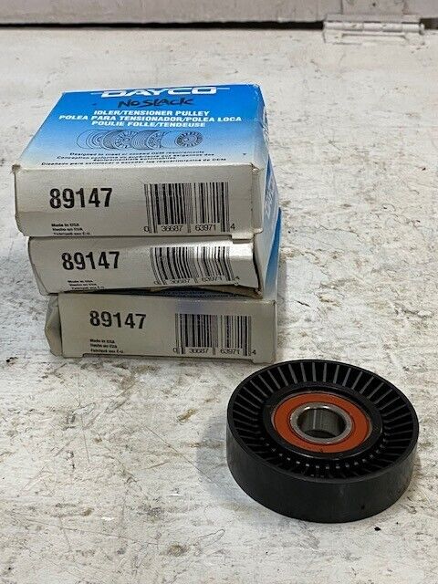 3 Pack of Dayco Drive Belt Tensioner Pulleys 89147 (3 Quantity)