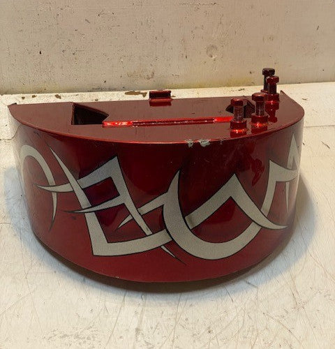 Custom Painted Motorcycle Oil Tank 13" L x 9" W x 6-1/2" H