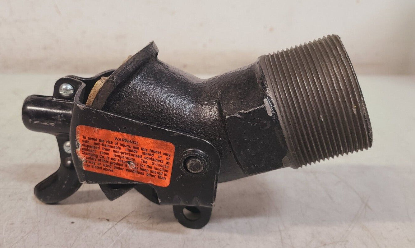 Syracuse Stamping Co. Cast Iron Bung Faucet 2" | ZE64