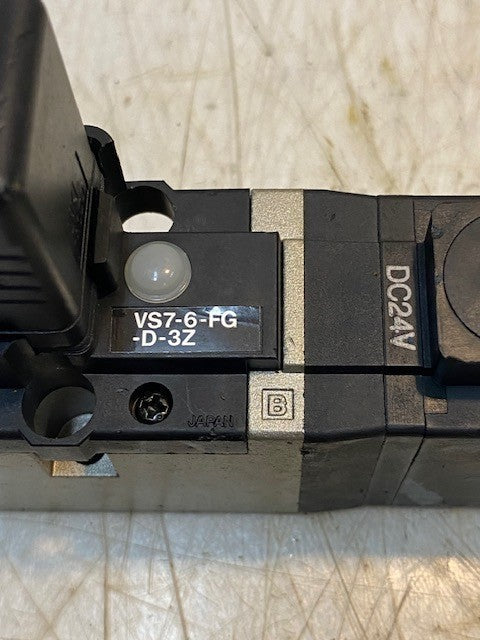 SMC UKL Jaico Pneumatic Port Solenoid Control Valve VS7-6-FG-D-3Z | DC24V