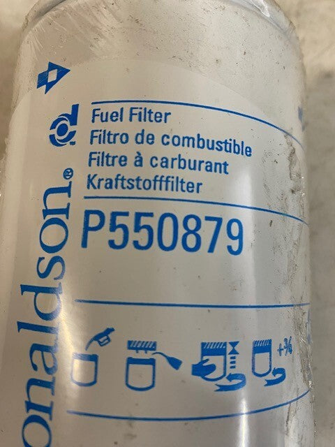 3 Quantity of Donaldson P550879 Spin-On Fuel Filters (3 Quantity)