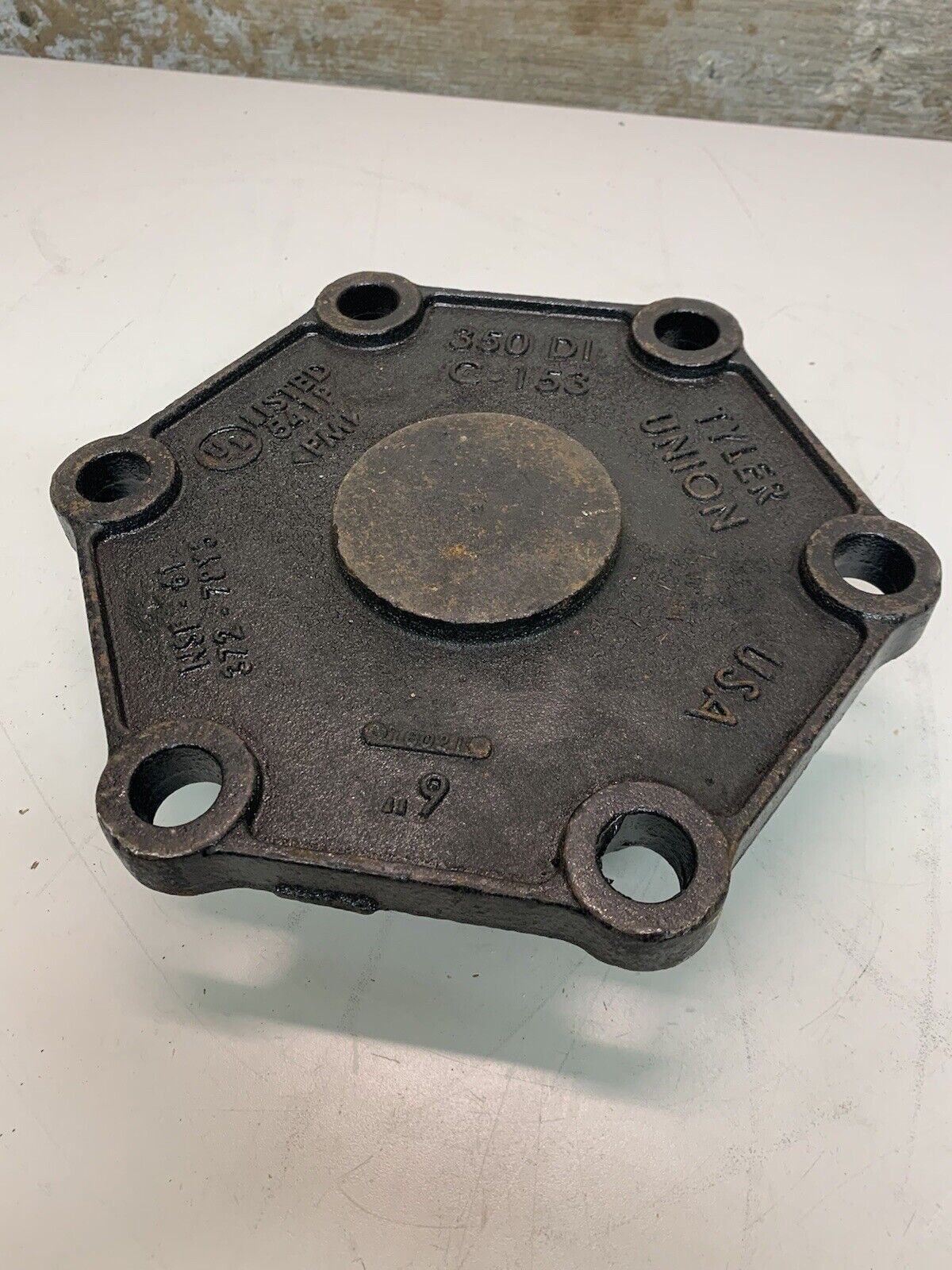 Tyler Union C153 6” Hex Flange Cap 350 DI C-153 NSF-61 372-78Y5