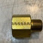 5 Quantity of Parker 10834 Brass Industrial Pipe Adapters 3/8"x 1/2" (5 Qty)