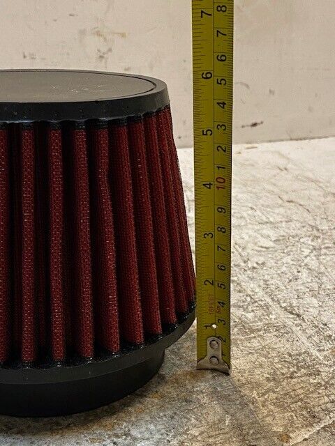 Air Filter, Red, 3-7/8" Bore 6" Wide 5-3/4" Tall