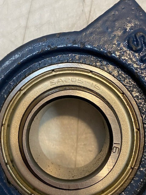 PILLOW BLOCK ST205 W/ UC205-16 INSERT BEARING 25mm BORE 22mm Opening