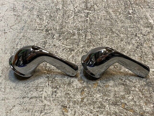 2 Quantity of Chrome 1-Handle Lever Bathroom Sink Faucet Handles 4" Long (2 Qty)