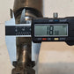 Spindle 208-019 w/ Castellated Nut for Schulte | 16.5" Long 2" Diameter