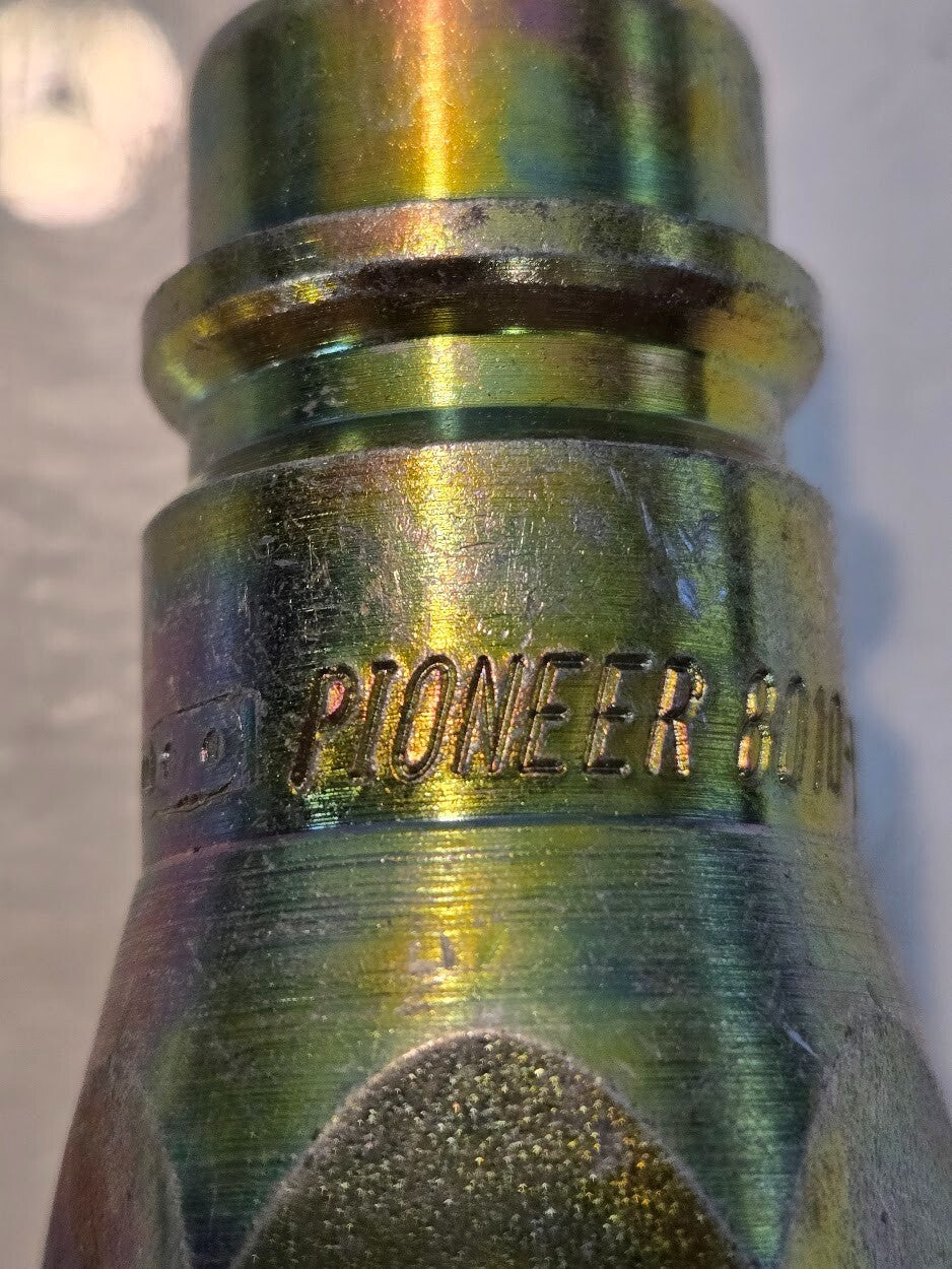 8 Quantity of Pioneer 8010-15P 1/2" Valved Hydraulic Nipples 3/4"-16 ORB (8 Qty)
