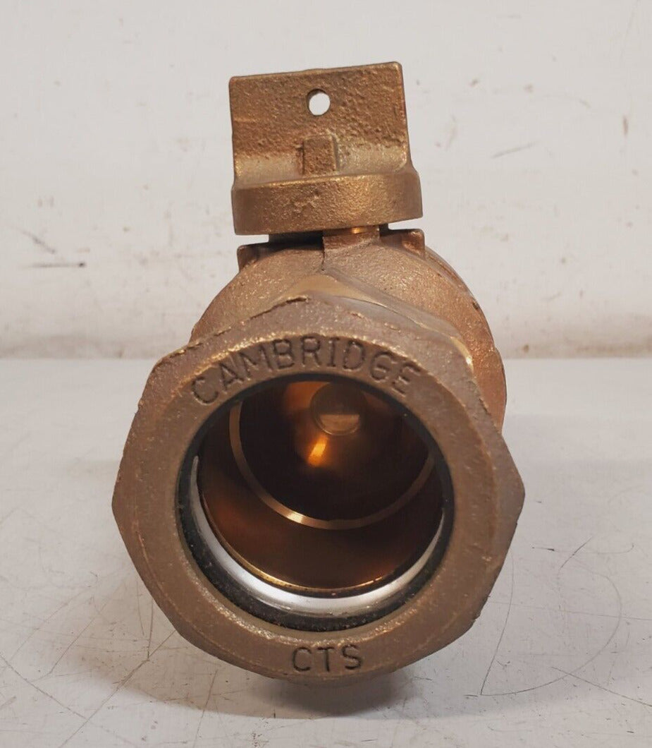 Cambridge Waterworks Brass Meter Valve 2"