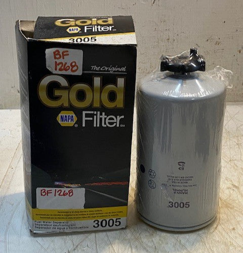 NAPA Gold Fue Filter 3005 Water Separator Spin-On Twist & Drain