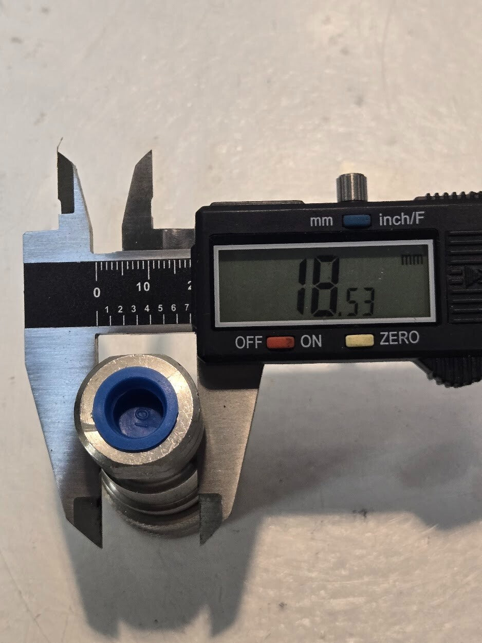 Parker 60 Series SH2-62 Stainless Steel Hydraulic Quick Disconnect Fitting 1/4"