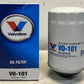 6 Quantity Valvoline Engine Oil Filter V0-101 | Q06302501 Replacements (6 Qty)