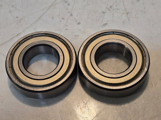2 Quantity of NSK Metal Shielded Bearings 6206Z | 62 mm OD x 30 mm Bore (2 Qty)