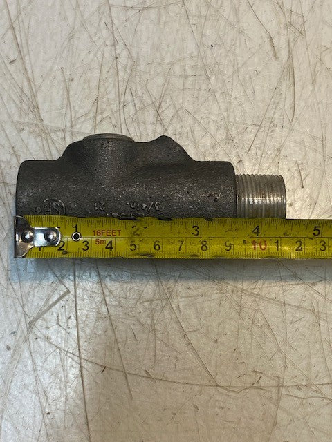 Crouse-Hinds EYS21 3/4" Malleable Conduit Sealing Fitting Female & Male Ends