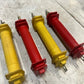 4 Pack of Red & Yellow Dare Old Faithful & Dare Rub'rgate Gate Handle