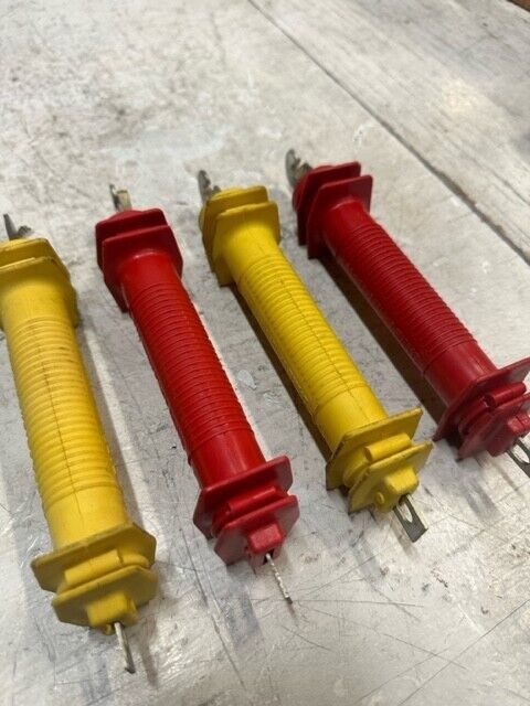 4 Pack of Red & Yellow Dare Old Faithful & Dare Rub'rgate Gate Handle