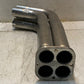 4-Pipe Exhaust Header Muffler CSP808 | 34872 | 18-1/2" Long 38mm Bore 45mm End