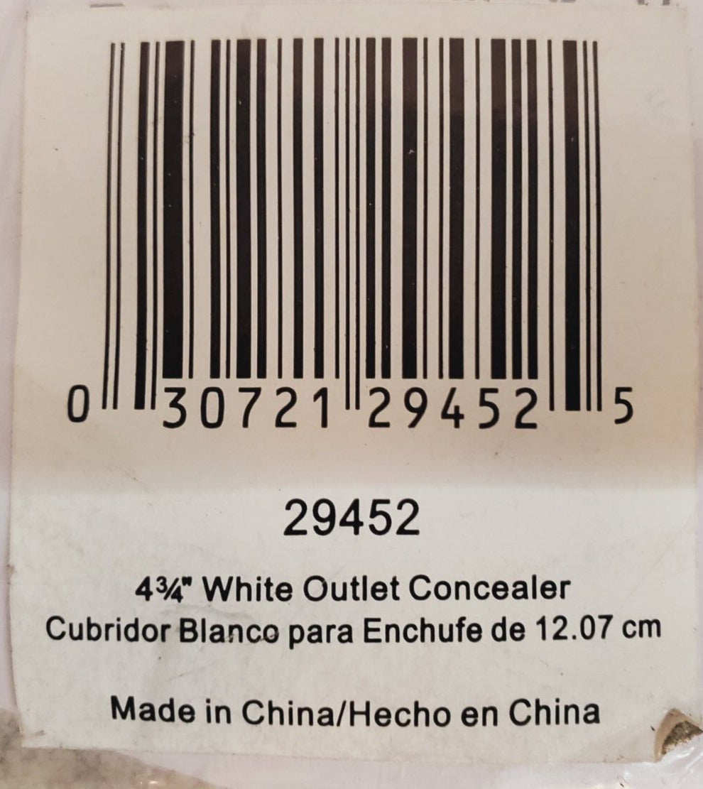 18 Quantity of Westinghouse White Outlet Concealers 4-3/4"  | 29452 (18 Qty)