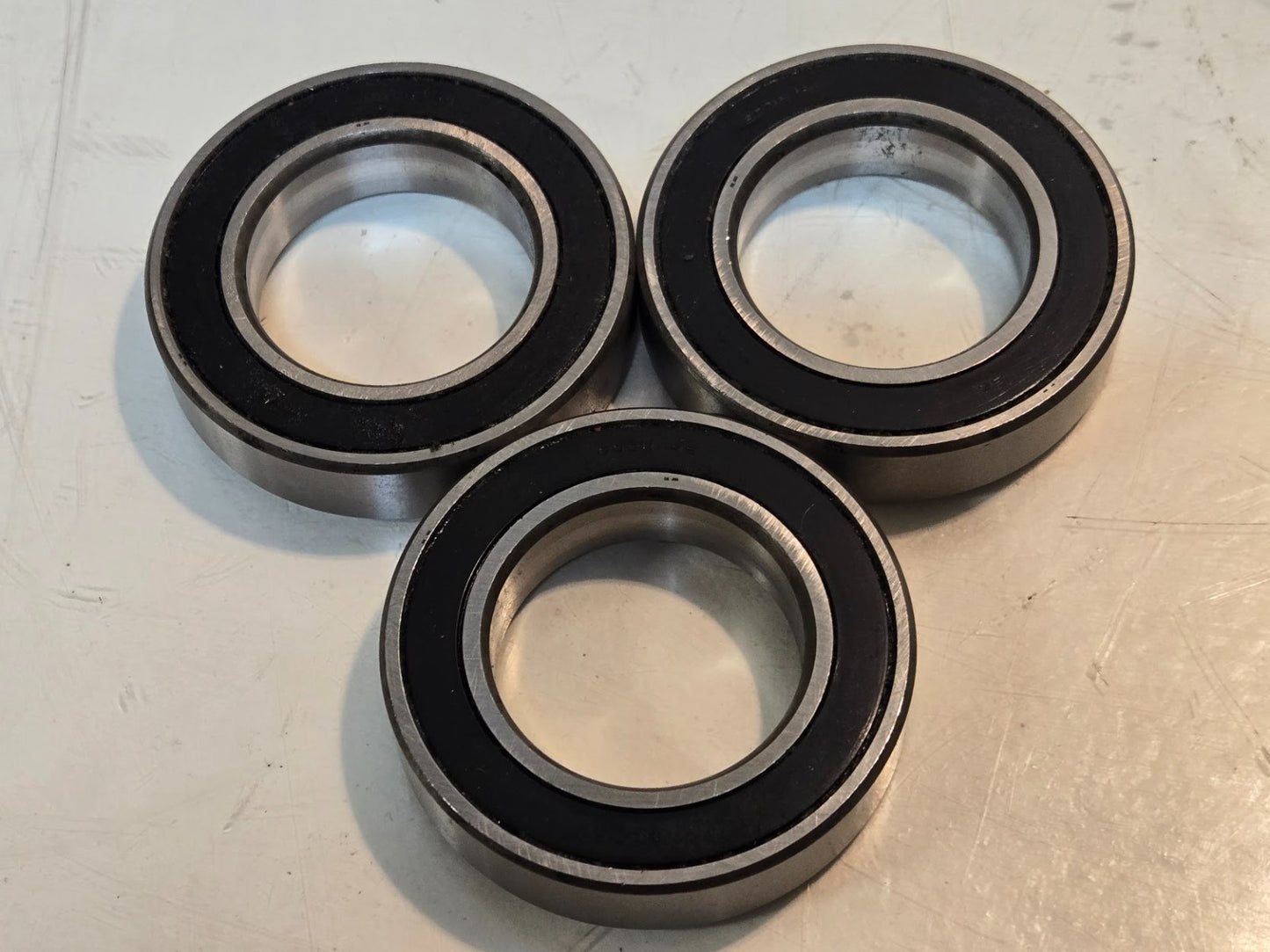 3 Quantity of SC Ball Bearings 6008 RS | 68 mm OD 40 mm Bore 15 mm Thick (3 Qty)