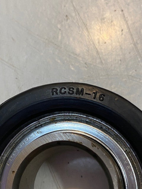 PEER RCSM-16 / FHR205-16 BALL BEARING W/ RUBBER INTERLINER 64MM OD 25MM BORE