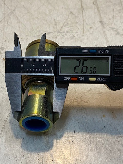 Pioneer 8250-4 Hydraulic Female Coupler 3-1/4" Long 38mm OD 24mm ID