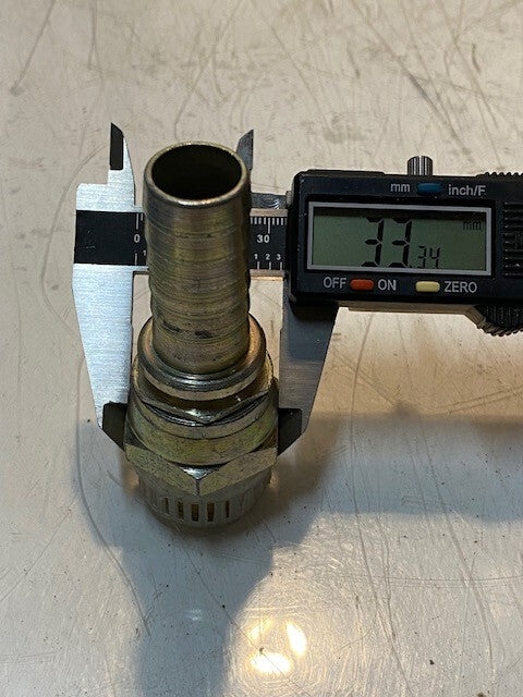 5 Quantity of Gates 12MPX Barb Flare Hose Hex Fittings (5 Quantity)