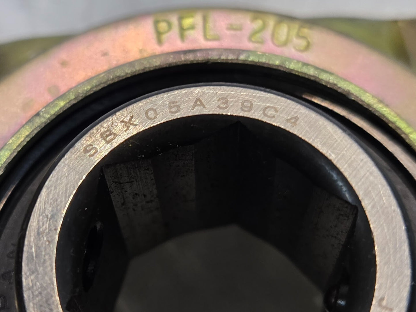 NTN Mounted Ball Bearing SBX05A39C4 J3 | PFL-205 Mount | 22.9mm Hex Bore