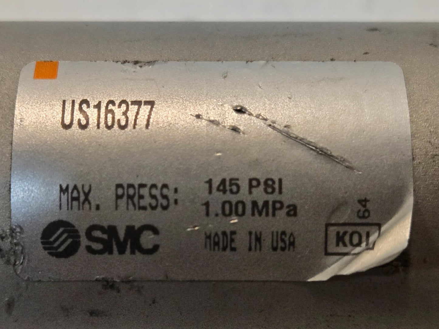 SMC US16377 Pneumatic Cylinder | Maximum Pressure 145 PSI 1.00 MPa | 7" x 1.5"