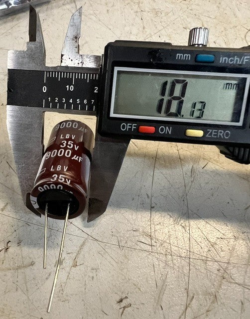 10 Quantity 9000 µF 35v LBV Aluminum Electrolytic Capacitors Bulk Pack (10Qty)