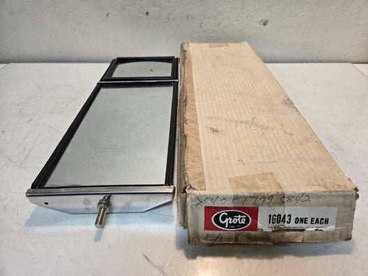Grote 16043 Split Focus Box Mirror | 6.25"x16.5" | 56-9210-00 | 5" Convex Mirror