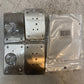 23 Qty of 4-Pc Cabinet Hinge Repair Bracket Plates w/ Screws 3.5"x2-3/8"(23 Qty)