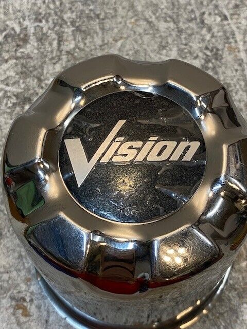 Vision Wheel Center Hub Cap Chrome V171-02 Diameter 4"x4.5"