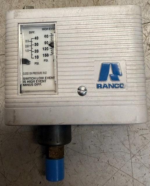 Ranco Pressure Control Switch O16-5105-000 HVAC Refrigeration System Unit