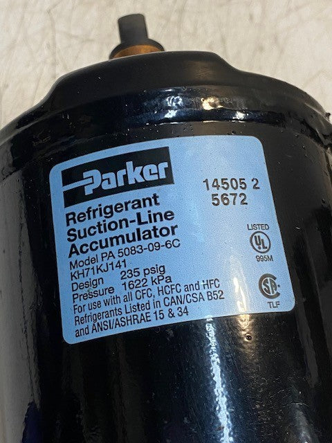 Parker Refrigerant Suction-Line Accumulator Model PA 5083-09-6C | 1450525672