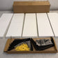 Box Of 5 White Wall Shelves With Installation Kit 15-3/4 Inch Shelf Length