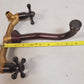 Antique Wall Brass Faucet 360° Swivel Spout Bathroom