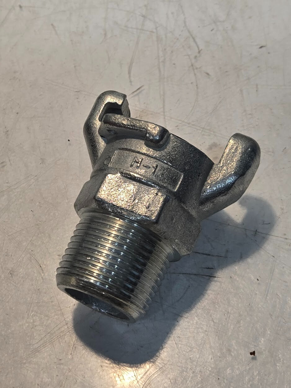 26 Quantity of M-1 2-Lug 1" MNPT Universal Air Hose End Couplings (26 Quantity)