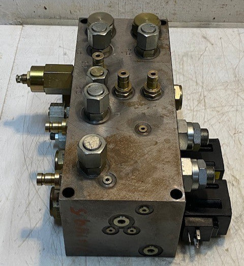 Vickers Hydraulic Lubrication Valve Manifold Block Assembly 02-178028