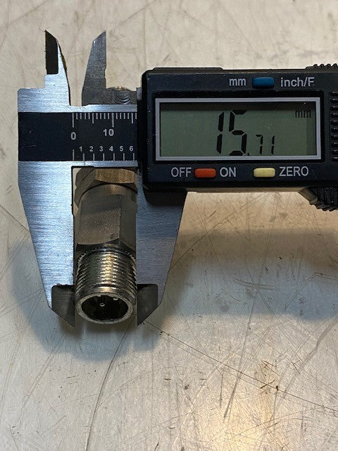 2 Quantity of Stainless Steel Bulkhead Fitting SSI Z260740 AAB (2 Quantity)