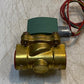 ASCO 8210G009 24/60AC 2-Way Brass 3/4 In Solenoid Valve Normally Closed