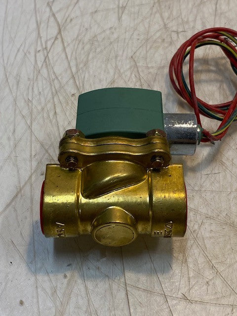 ASCO 8210G009 24/60AC 2-Way Brass 3/4 In Solenoid Valve Normally Closed