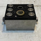 Staubli SPH 08 Hydraulic Manifold Block 5-1/4" Long 4-1/4" Wide 3" Tall