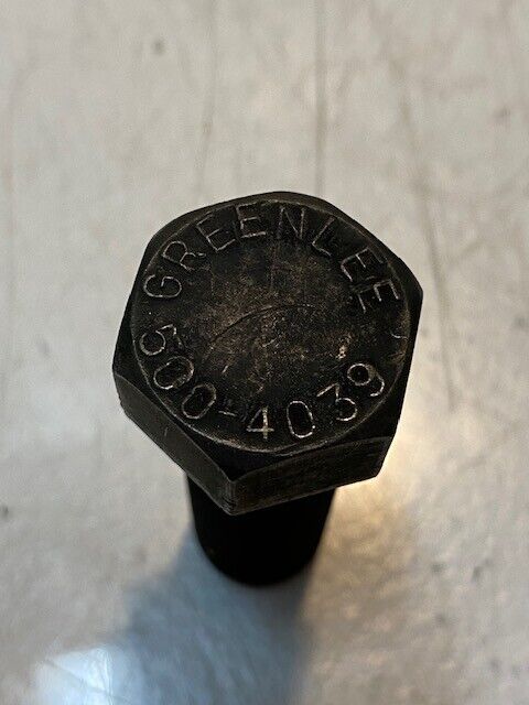 7 Qty of Greenlee 500-4039 Draw Bolt Screw Hex Studs 71mm L 19mm Thread (7 Qty)