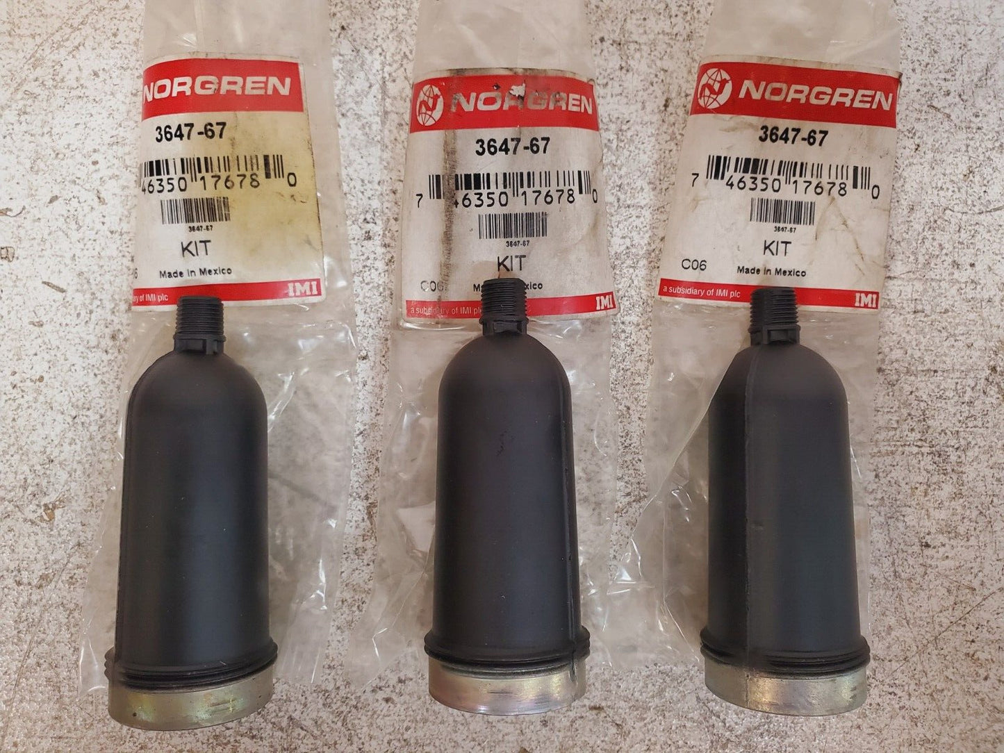 3 Quantity of Norgren Filter Bowl Assembly Kit 3647-67 (3 Qty)